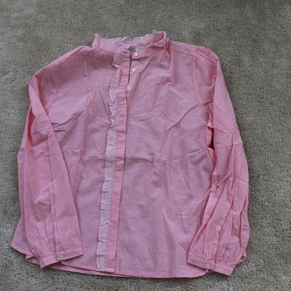 LOFT Pink Blouse Elegant and Versatile - Picture 1 of 4